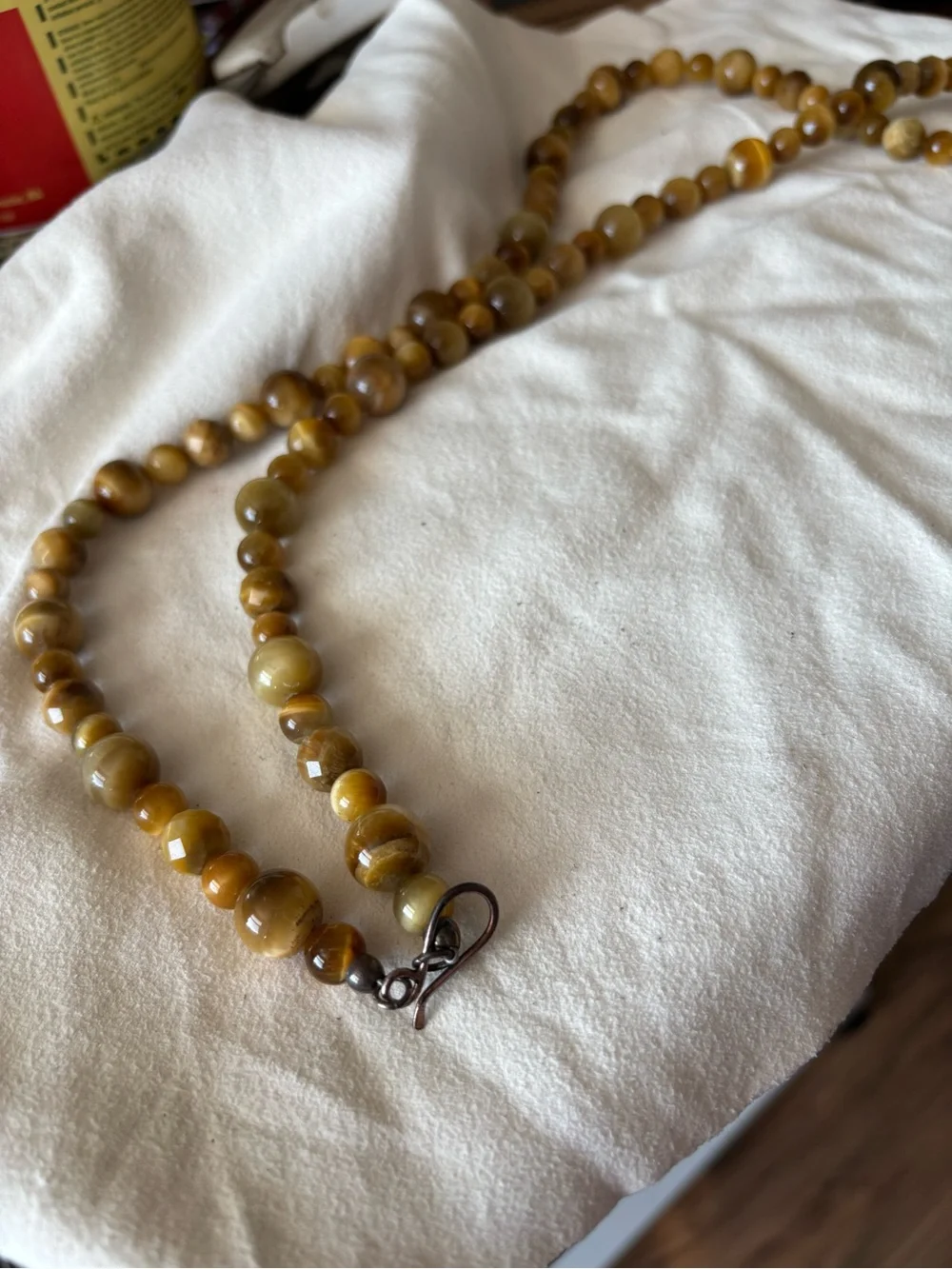 Jay King Polished Honey Brown Beaded Necklace